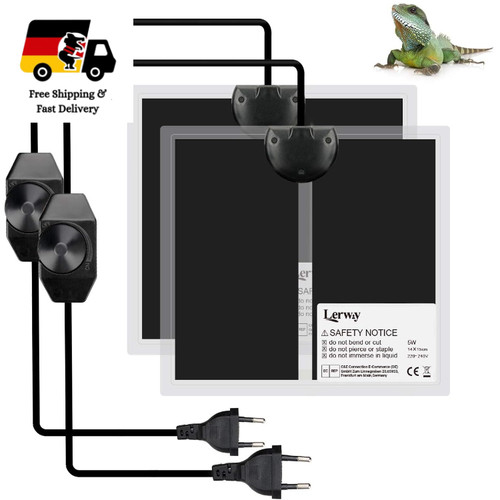 Terrarium heizmatte 2er set - terrarium,